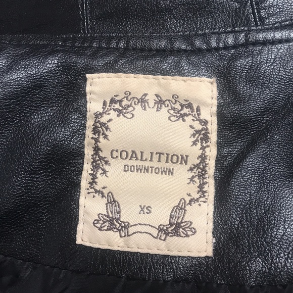 Downtown Coalition Faux Leather Jacket - Picture 5 of 5